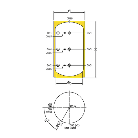 200ltr Buffer Tank