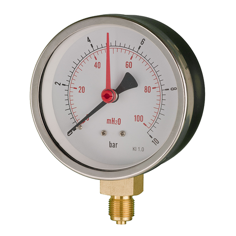 H & V specification mH20 Pressure Gauges